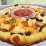 pan keto de pizza